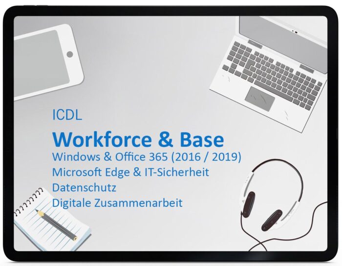 ICDL Workforce & Base – Jahreslizenz (Online-Kurs)